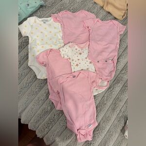 0-3 month baby girl clothes and sleep sack